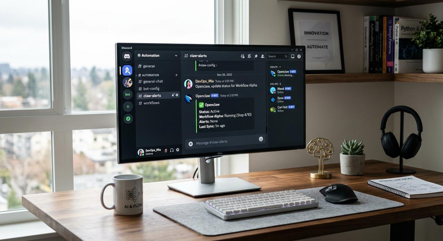 Automatiza tareas diarias con Openclaw en Discord