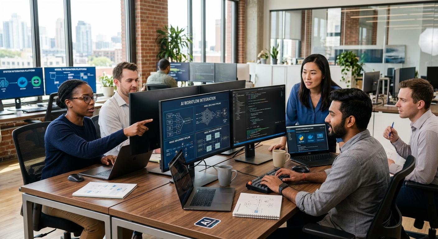 Integración práctica con sistemas y flujos de trabajo AI